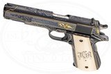 COLT GOVT MODEL MKIV SERIES 70 1911 45 ACP MIKE DUBBER ENGRAVED - 3 of 9