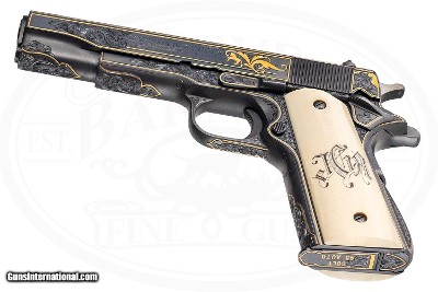 COLT GOVT MODEL MKIV SERIES 70 1911 45 ACP MIKE DUBBER ENGRAVED - Image 5 of 9
