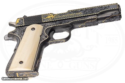 COLT GOVT MODEL MKIV SERIES 70 1911 45 ACP MIKE DUBBER ENGRAVED - Image 4 of 9