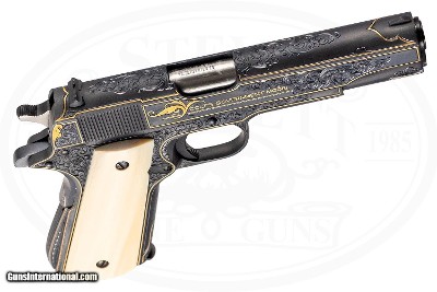 COLT GOVT MODEL MKIV SERIES 70 1911 45 ACP MIKE DUBBER ENGRAVED - Image 2 of 9