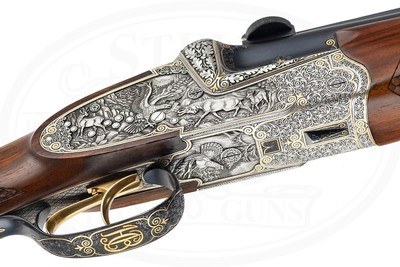 AUSTRIAN SIDELOCK O/U COMBINATION GUN 12GA / 7X65R - Image 7 of 16