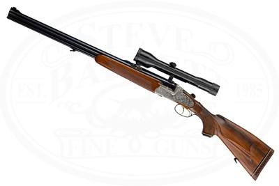 AUSTRIAN SIDELOCK O/U COMBINATION GUN 12GA / 7X65R - Image 4 of 16