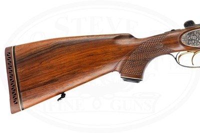 AUSTRIAN SIDELOCK O/U COMBINATION GUN 12GA / 7X65R - Image 15 of 16