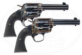 CONSECUTIVE PAIR USFA BISLEY SINGLE ACTION ARMY 45 COLTS - 1 of 18