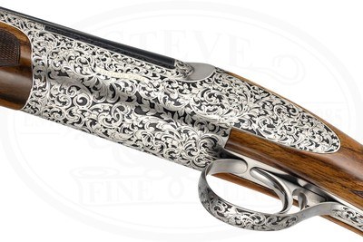 L. BOSIS WILD SIDEPLATED O/U 28 GAUGE - MADE 2021 ENGRAVED BY CREATIVE ARTS - Image 8 of 17