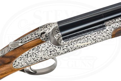 L. BOSIS WILD SIDEPLATED O/U 28 GAUGE - MADE 2021 ENGRAVED BY CREATIVE ARTS - Image 5 of 17