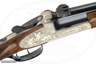 JOSEF WINKLER SIDELOCK STALKING RIFLE 22 HORNET - Image 5 of 17
