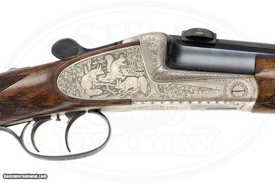 JOSEF WINKLER SIDELOCK STALKING RIFLE 22 HORNET - Image 1 of 17