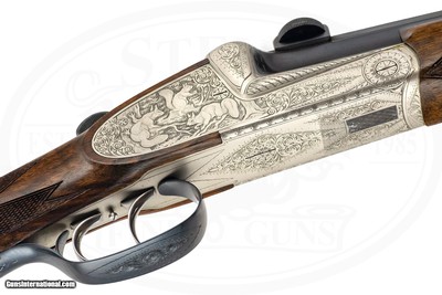 JOSEF WINKLER SIDELOCK STALKING RIFLE 22 HORNET - Image 7 of 17