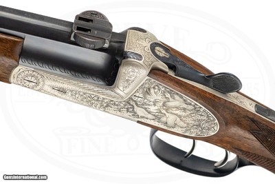JOSEF WINKLER SIDELOCK STALKING RIFLE 22 HORNET - Image 6 of 17