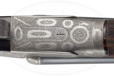 GEORGE GIBBS SIDELOCK EJECTOR DOUBLE RIFLE CHAMBERED IN 461 NO. 2 - SOME AMMO AVAILABLE - Image 11 of 17