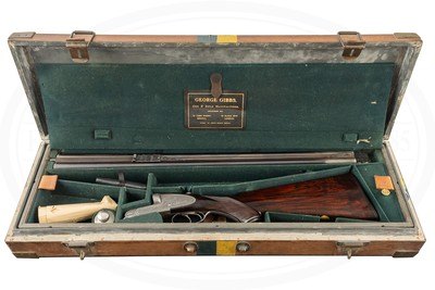 GEORGE GIBBS SIDELOCK EJECTOR DOUBLE RIFLE CHAMBERED IN 461 NO. 2 - SOME AMMO AVAILABLE - Image 1 of 17