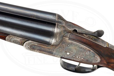 CHARLES LANCASTER BEST SIDELOCK EJECTOR 10 BORE FORMERLY THE PROPERTY OF THE MAHARAJA SAHIB OF PATIALA - Image 6 of 17