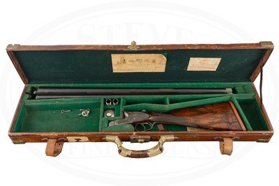CHARLES LANCASTER BEST SIDELOCK EJECTOR 10 BORE FORMERLY THE PROPERTY OF THE MAHARAJA SAHIB OF PATIALA - Image 17 of 17