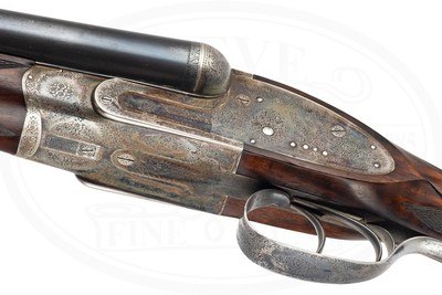 CHARLES LANCASTER BEST SIDELOCK EJECTOR 10 BORE FORMERLY THE PROPERTY OF THE MAHARAJA SAHIB OF PATIALA - Image 8 of 17