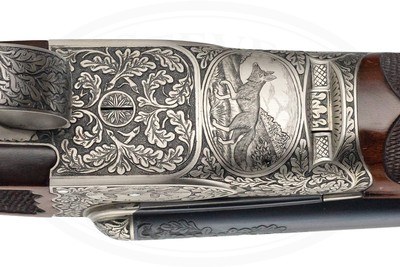 A.H. FOX (CSMC) XE GRADE 20 GAUGE WITH 30 INCH BARRELS - TUSCANO ENGRAVED - Image 10 of 17