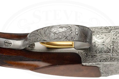 BROWNING DIANA GRADE SUPERPOSED BROADWAY TRAP 12 GAUGE ENGRAVED BY MARECHAL MADE 1964 - Image 11 of 16