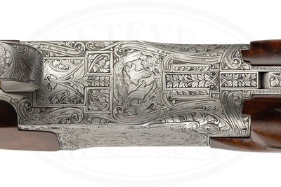 BROWNING DIANA GRADE SUPERPOSED BROADWAY TRAP 12 GAUGE ENGRAVED BY MARECHAL MADE 1964 - Image 10 of 16
