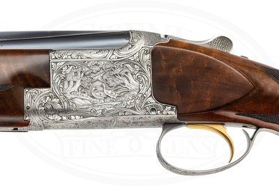 BROWNING DIANA GRADE SUPERPOSED BROADWAY TRAP 12 GAUGE ENGRAVED BY MARECHAL MADE 1964 - Image 2 of 16