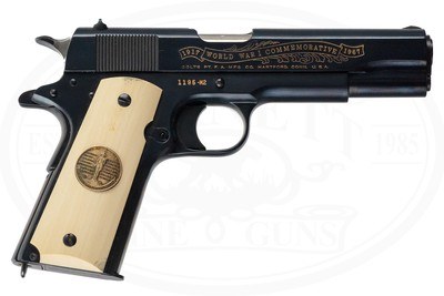 COLT WORLD WAR COMMEMORATIVE SIX GUN SET MODEL 1911 45 ACP - Image 4 of 13