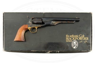 COLT AUTHENTIC BLACK POWDER SERIES 1860 ARMY 44 CAL AS NEW IN BOX - Image 1 of 8