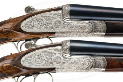 PAIR OF ARRIETA MODEL 803 SIDELOCK EJECTOR 12 GAUGES W/ 28 INCH BARRELS - CASED - Image 2 of 17