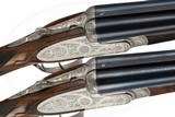 PAIR OF ARRIETA MODEL 803 SIDELOCK EJECTOR 12 GAUGES W/ 28 INCH BARRELS - CASED - Image 6 of 17