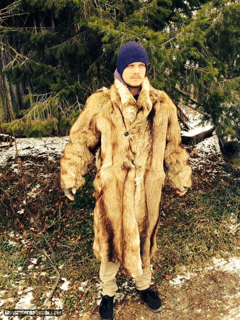 Cowboy -Hunter-Trapper- Frontiersman Fur coat