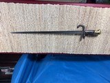 French 1874 Grau rifle bayonet - 1 of 3