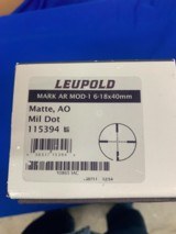 LEUPOLDAR MODEL 6X18 - 1 of 5