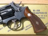 SMITH & WESSON K-38 COMBAT MASTERPIECE, Pre Mod. 15 - 4 of 9