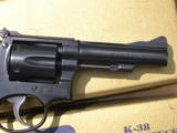 SMITH & WESSON K-38 COMBAT MASTERPIECE, Pre Mod. 15 - 6 of 9