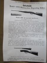 Savage Model 1899-H .22 Savage H.P.
Featherweight Take-Down Lever-Action Rifle - 17 of 20