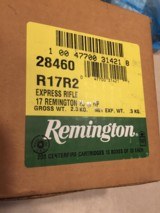 17 Remington factory fresh ammo full case of 200 - 1 of 1