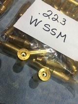 Remington new brass, not loaded..223 WSSM three bags of 50premium nickle - 2 of 2