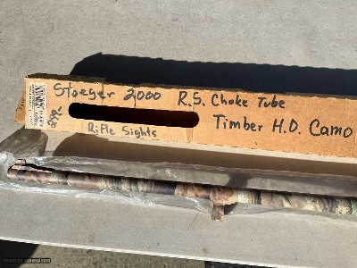 Stoeger 2000 12ga 3" turkey/deer camo screw choke