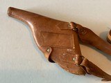 Antique Leather Shoulder Holster with Bandolier - 9 of 10