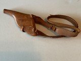 Antique Leather Shoulder Holster with Bandolier - 5 of 10