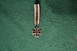German Iron Cross w/Blue Max Ribbon 