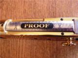 Winchester 94AE Kosciusko Indiana Gold Plated Engraved Rifle in .45 Colt- 3 of 17