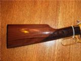 Winchester 94AE Kosciusko Indiana Gold Plated Engraved Rifle in .45 Colt- 4 of 17
