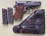WALTHER PPK - WW2 HIGH-POLISH NAZI POLICE RIG - 2 MAGS & HOLSTER - 1 of 12