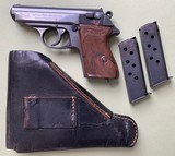 WALTHER PPK - WW2 HIGH-POLISH NAZI POLICE RIG - 2 MAGS & HOLSTER - 2 of 12