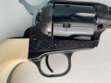 COLT SAA, 3RD GEN, .44 SPL, 7 1/2 “ BRL, ONE-PIECE IVORY GRIPS, W/BOX - 12 of 20