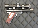 Ruger Mark III Target 22lr with Simmons Prohunter Scope - 2 of 5