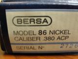 Bersa Model 86 Nickel .380 ACP - 3 of 3