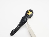 24k gold pigeon / SCO engraved top lever for Perazzi MX, by Giuliani - 3 of 3