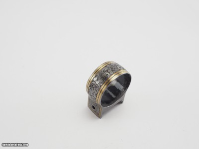 Kolar #6 barrel hanger - hand engraved, gold inlaid - level III