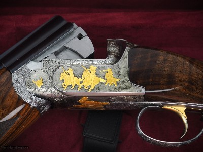 Perazzi MX8 - Engraved by Reno Greco - 12ga/29.5