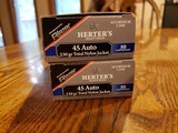 Federal 45 Auto Ammo 230gr and Herters Select Grade 230gr - 3 of 4